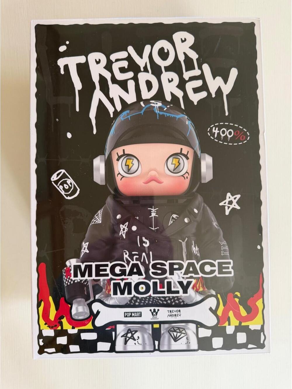 Pop Mart Mega Space Molly 400% TREVOR ANDREW Sealed Authentic US Seller FASTship